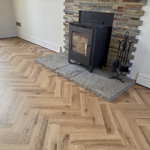 Textures LVT - Herringbone in Gloucestershire & Cotswolds