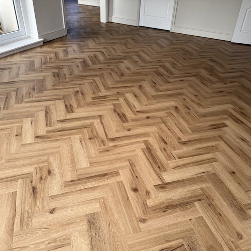 Textures LVT - Herringbone in Gloucestershire & Cotswolds