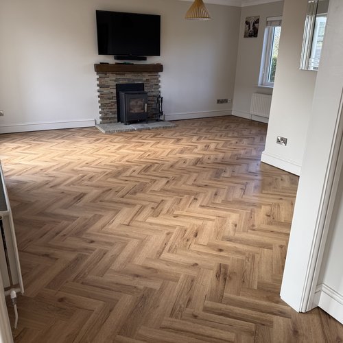 Textures LVT - Herringbone in Gloucestershire & Cotswolds